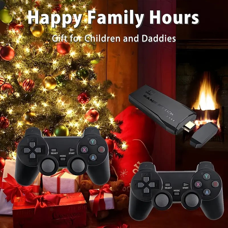 M8 HDMI Home Game Console with 4K TV and Controllers