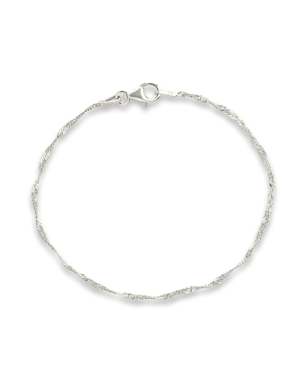 Sterling Silver Janina Delicate Twisted Chain Bracelet