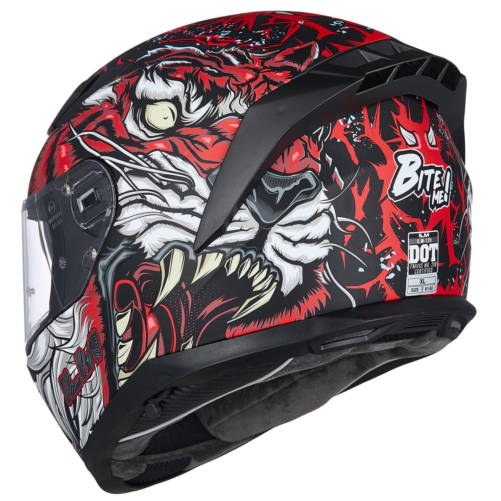 ILM Full Face MIPS Motorcycle Helmet Model 129M
