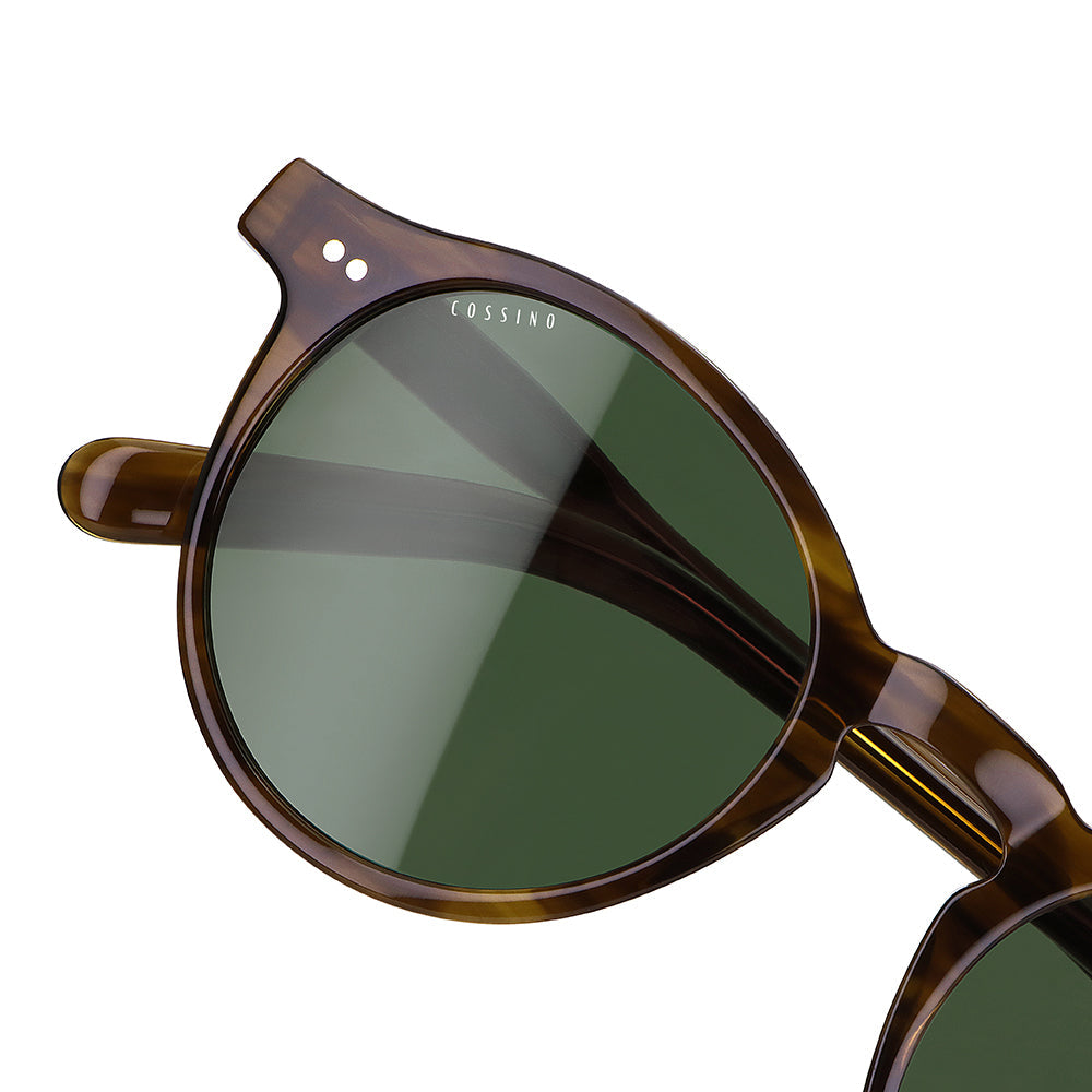 Redon 48mm Round Sunglasses | Horn