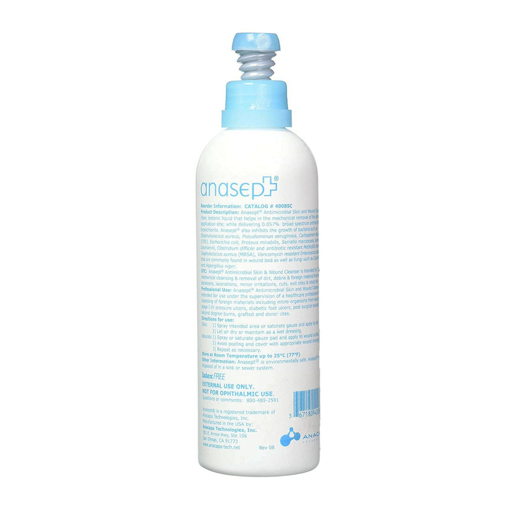 Anasept® Wound Cleanser, 8-ounce bottle 4008SC