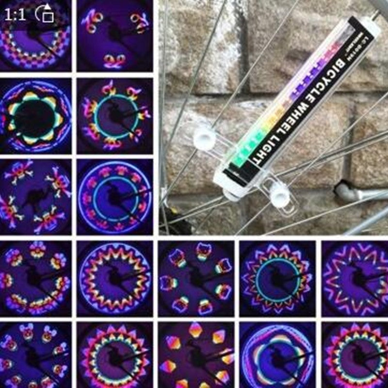 Bicycle Spoke Light with 16 LED Colors (New Model)