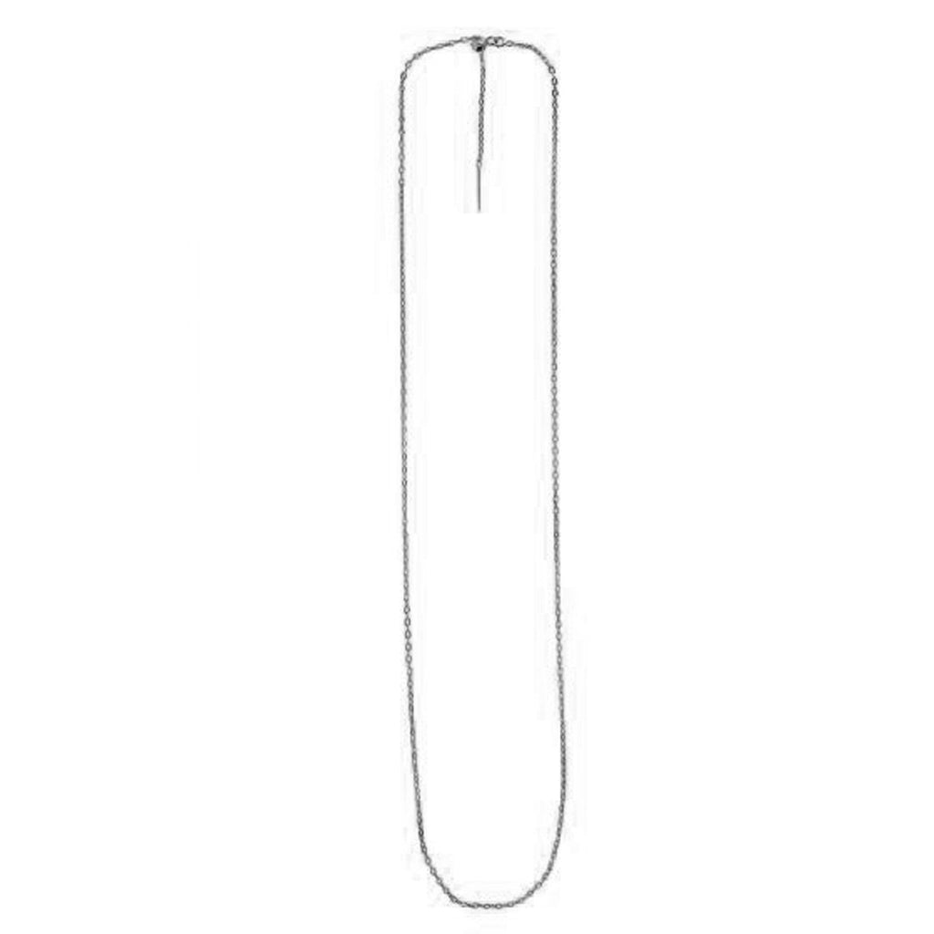 Endless Adjustable Cable Chain in 14k White Gold (1.70 mm)