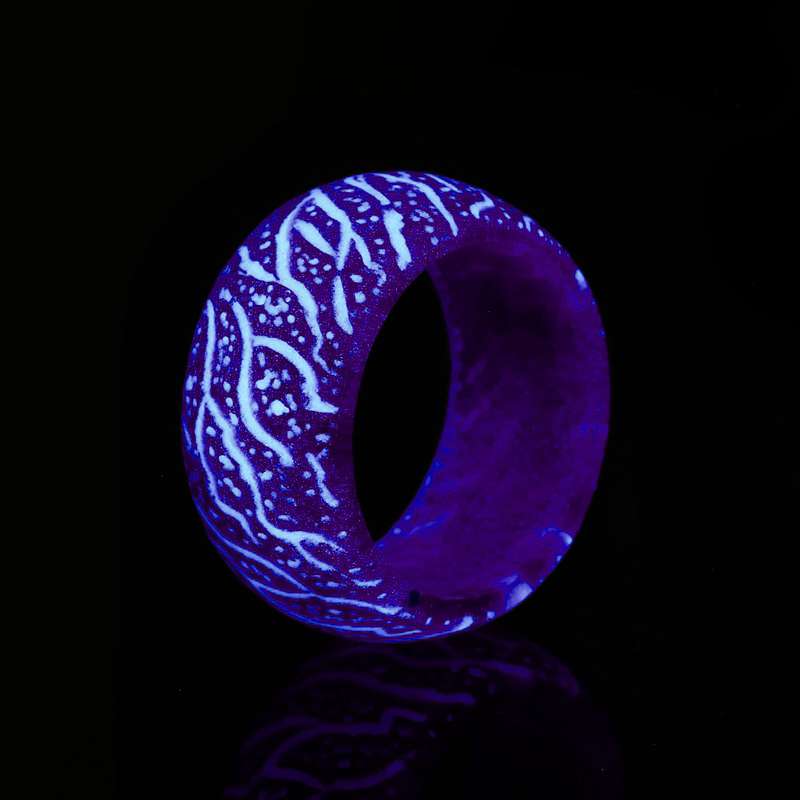 New Magic Forest Glow-in-the-Dark Crackle Ring