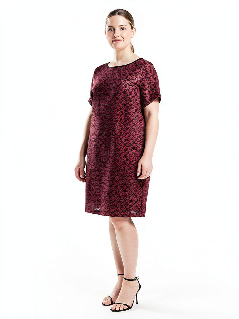 Michael Kors Women's Plus Size Geo Rope-Print Dress, Size 2X