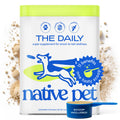 Dog Vitamins Multivitamins and Supplements - 11 in 1 Multivitamin for Dogs with 21 Dog Supplements & Vitamins – Nutritious Dog Food Toppers - Dog Multivitamin Powder - Native Pet The Daily - 60 Scoops