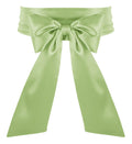 Naibyuki Women Dress Waist Belts Wedding Bridal Satin Sash Belts for Special Occasion Formal Prom Dresses 3.9 Wide Sage
