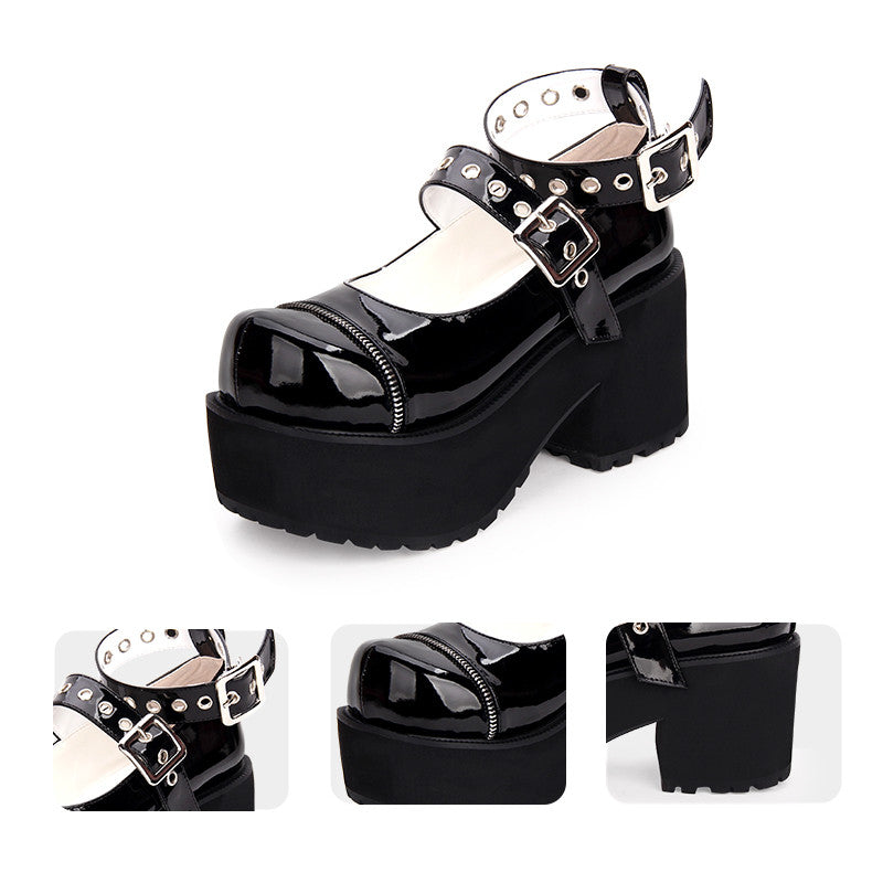 2020 New Punk Lolita High Heel Queen Shoes 9893