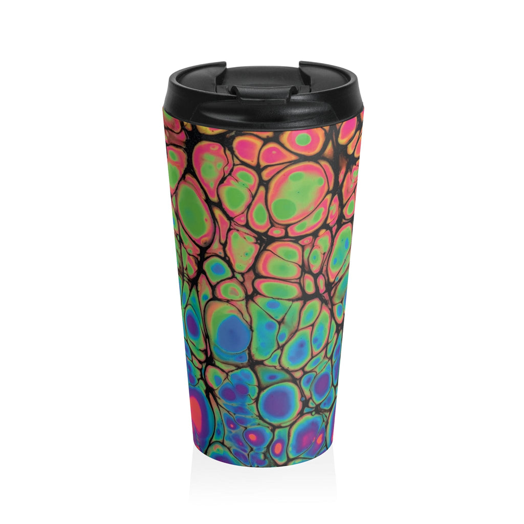 Bespattered Facade Neon Goodness Stainless Steel Travel Mug