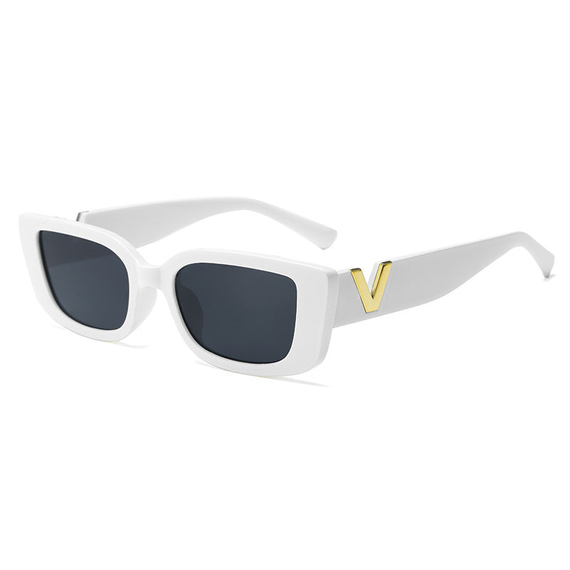 Fashionable Small Frame V Word Sunglasses for Women