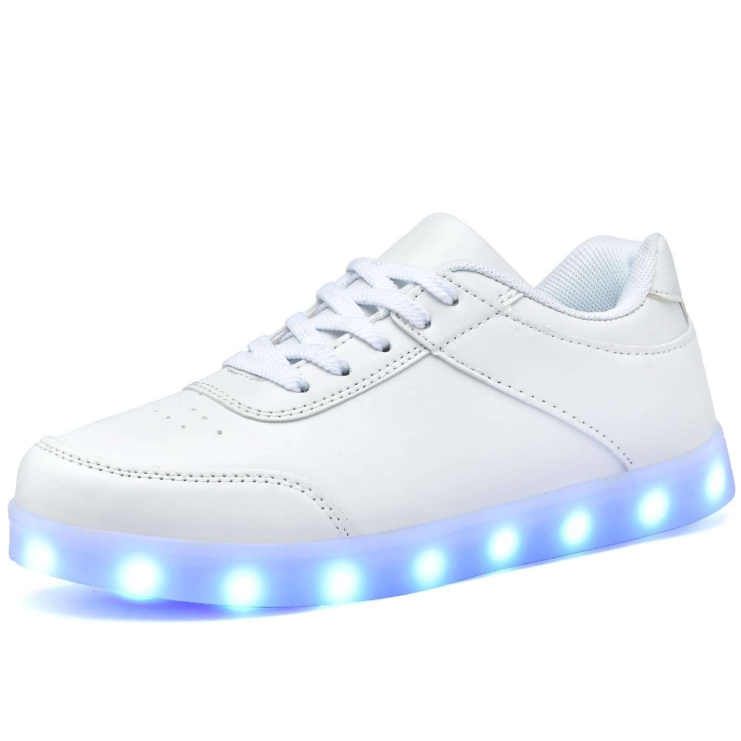 JEVRITE Unisex Light Up Shoes LED Shoes USB Charging High Top for Women Men Sneakers Couples Shoes DBWH37