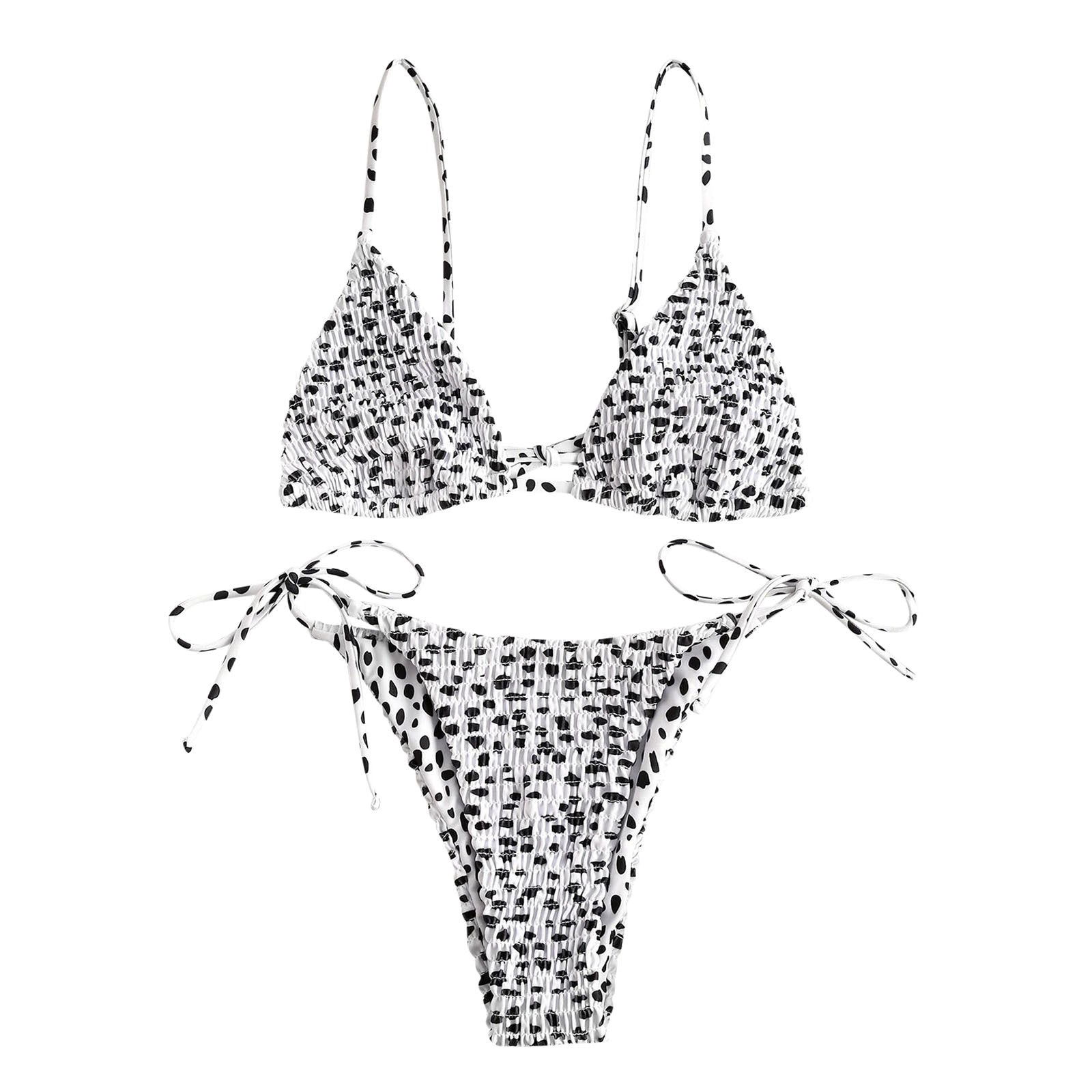 2021 New Women's Sexy Printed Bikini Swimsuit Set