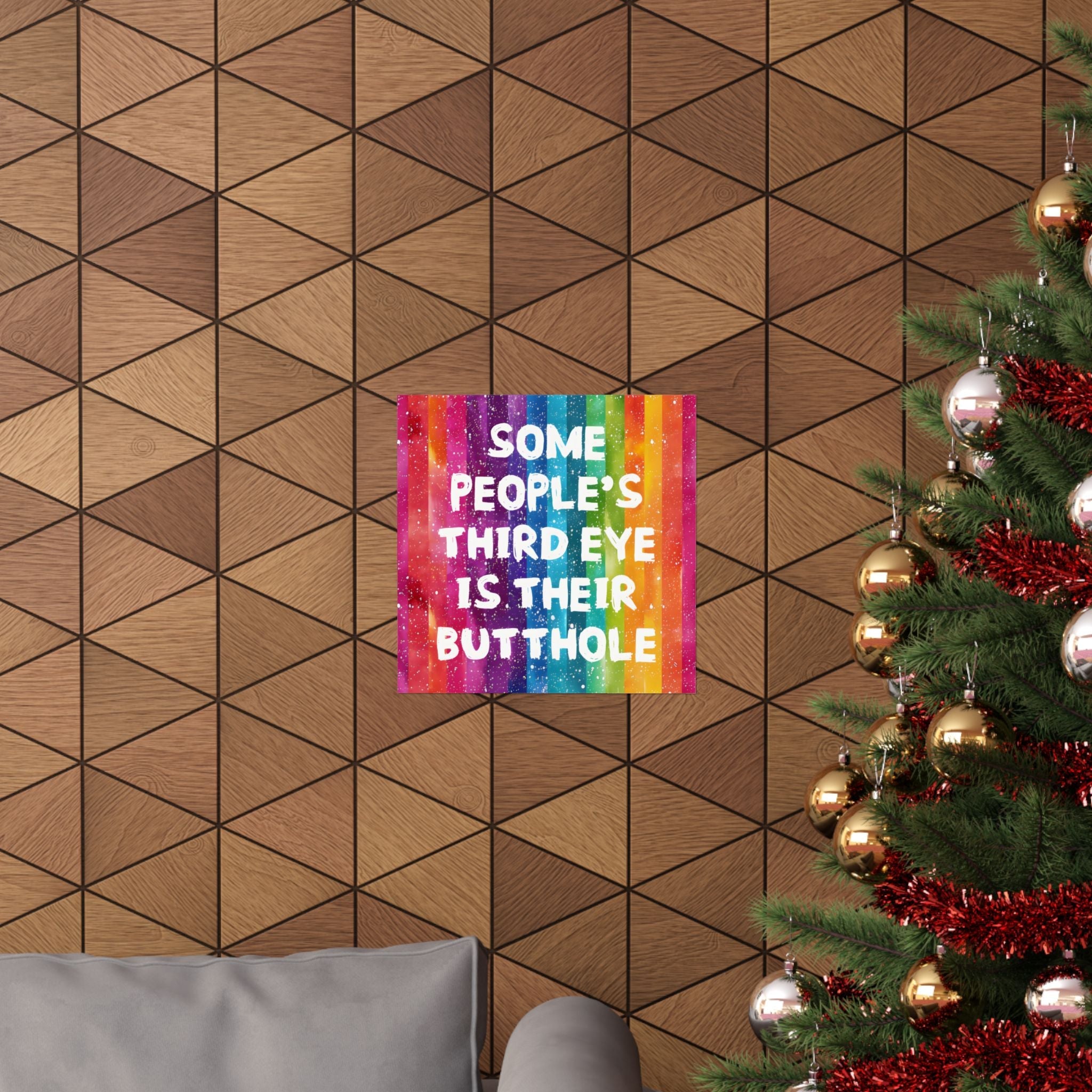 Bespattered Facade All-Seeing Butthole Rainbow Giclée Archival Matte Paper Prints