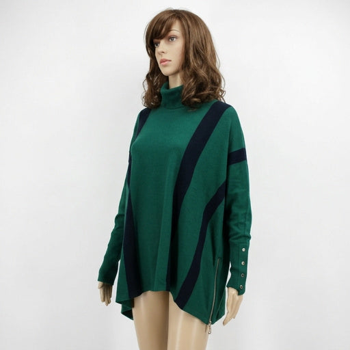 Alfani Women’s  Zipper-Trim Tunic Sweater, Large