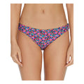 Raisins Pink Multi Sunshine Gypsy Reversible Lowrider Bikini Bottoms, Us Large