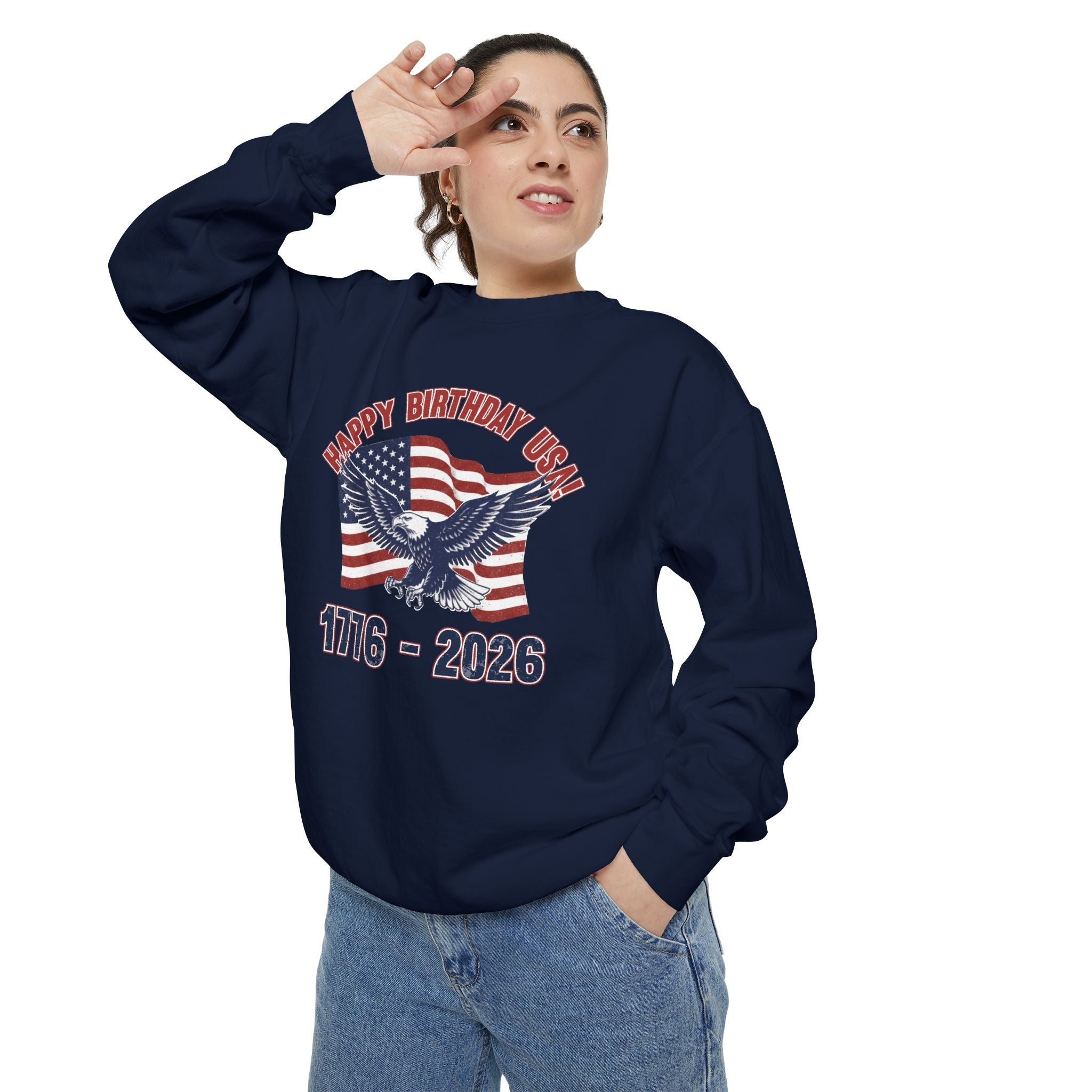 America 250 – Happy Birthday USA “1776–2026” Sweatshirt