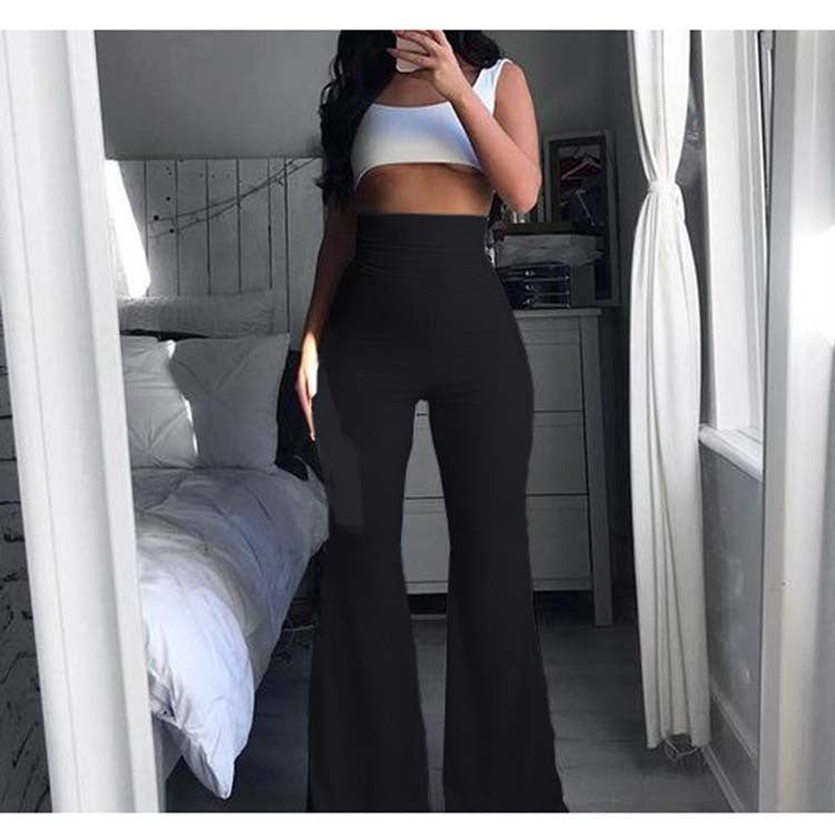 High-Waist Wide-Leg Yoga Pants for Women