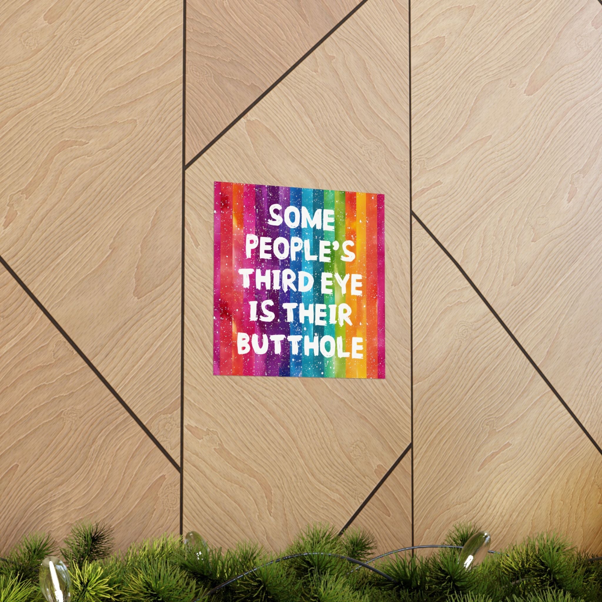 Bespattered Facade All-Seeing Butthole Rainbow Giclée Archival Matte Paper Prints