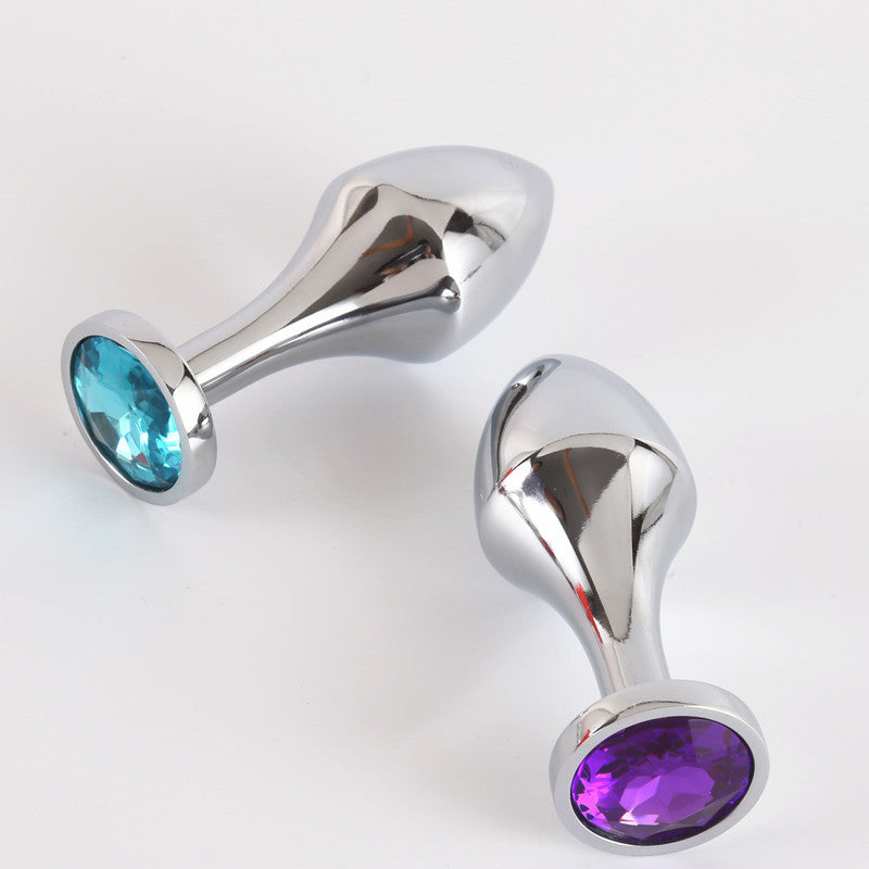 New Bullet Metal Anal Plug for Couples' Pleasure