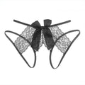 Women's Bowknot Lace Thong for Festivals and Daily Wear