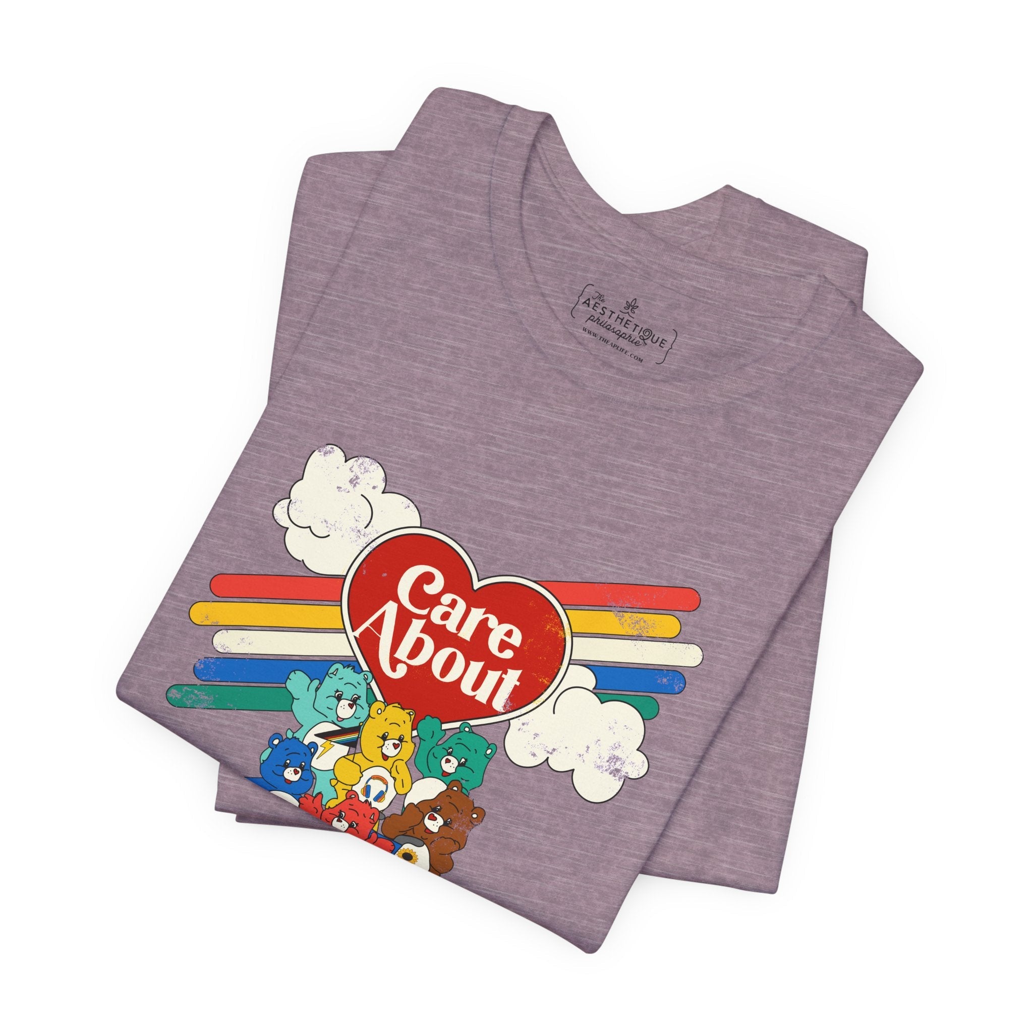 Care About Disability Rights - Retro 80s Vibe - Unisex Jersey Short Sleeve Tee