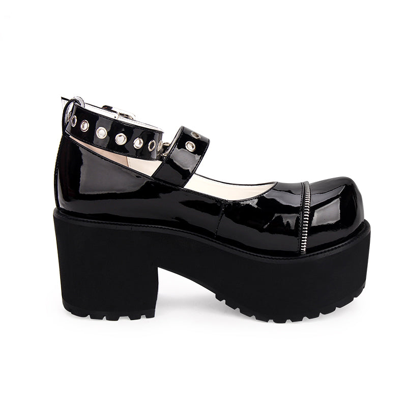 2020 New Punk Lolita High Heel Queen Shoes 9893