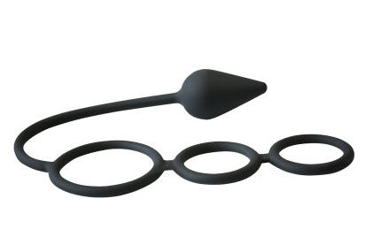 Couple's Pleasure Ring and Anal Plug Adult Toy