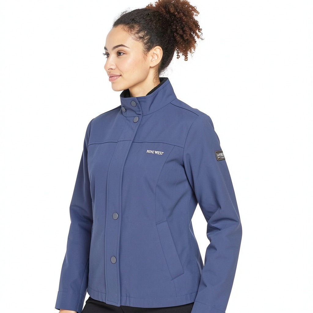 Nine West Women's One-Button Shawl-Collar Stretch Jacket, 24W