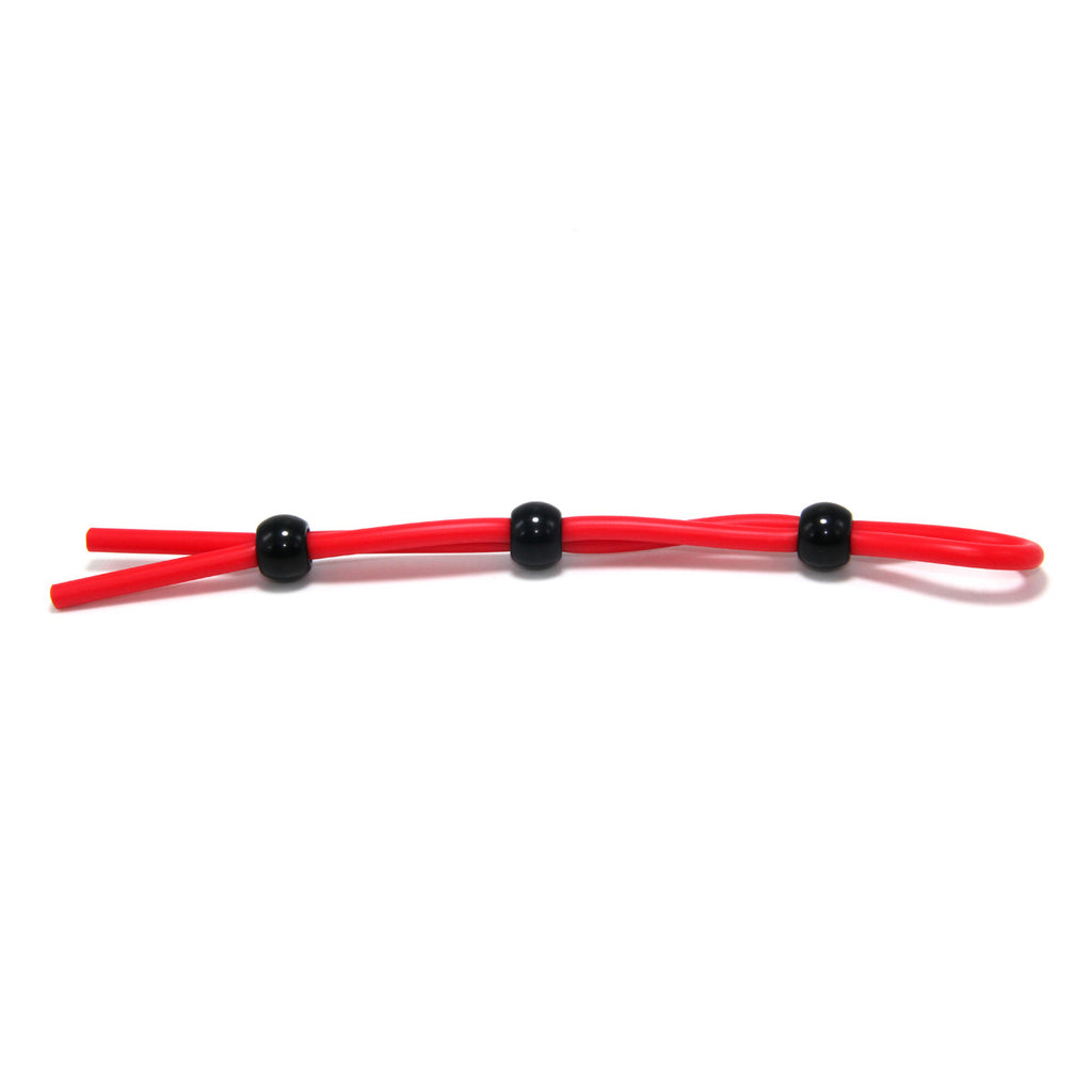 Red Silicone Delay Ring for Couples' Pleasure Use
