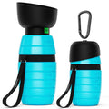 Pecute Portable Dog Water Bottle (22oz + 5.4oz) Dog Water Bottle Leakproof with Double Seal Dog Travel Water Bottle Lightweight Dog Water Bottle Dispenser for Outdoor Walks Trips Hikes Travels