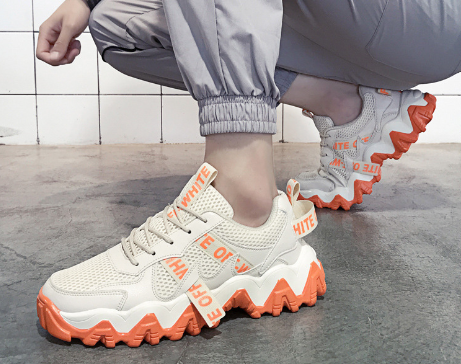 New Green Men's Casual Sports Shoes with Breathable Mesh