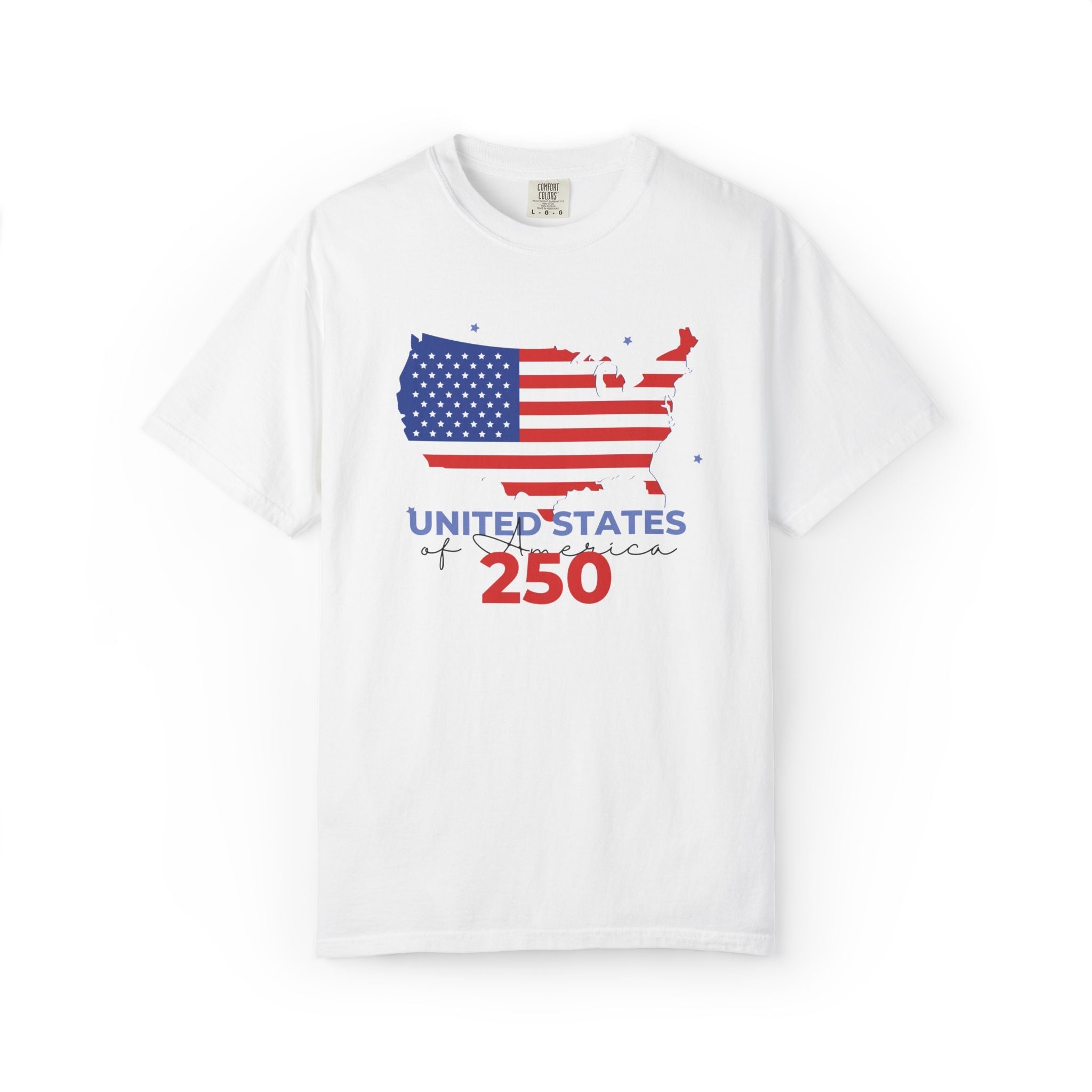 America 250 – United States Map 250 Anniversary T-Shirt