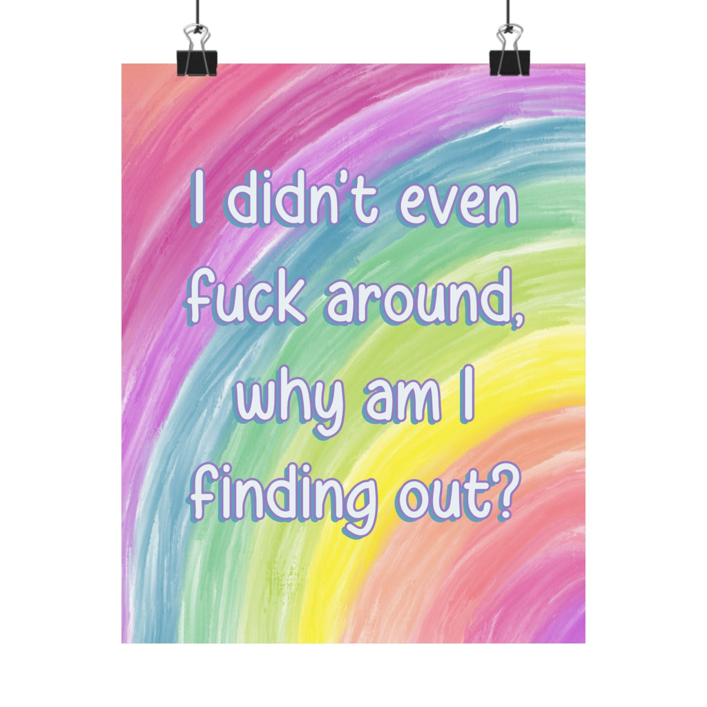 Bespattered Facade "I didn't FA, Why am I FO?" Giclée Archival Matte Paper Prints