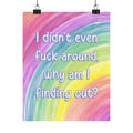 Bespattered Facade "I didn't FA, Why am I FO?" Giclée Archival Matte Paper Prints