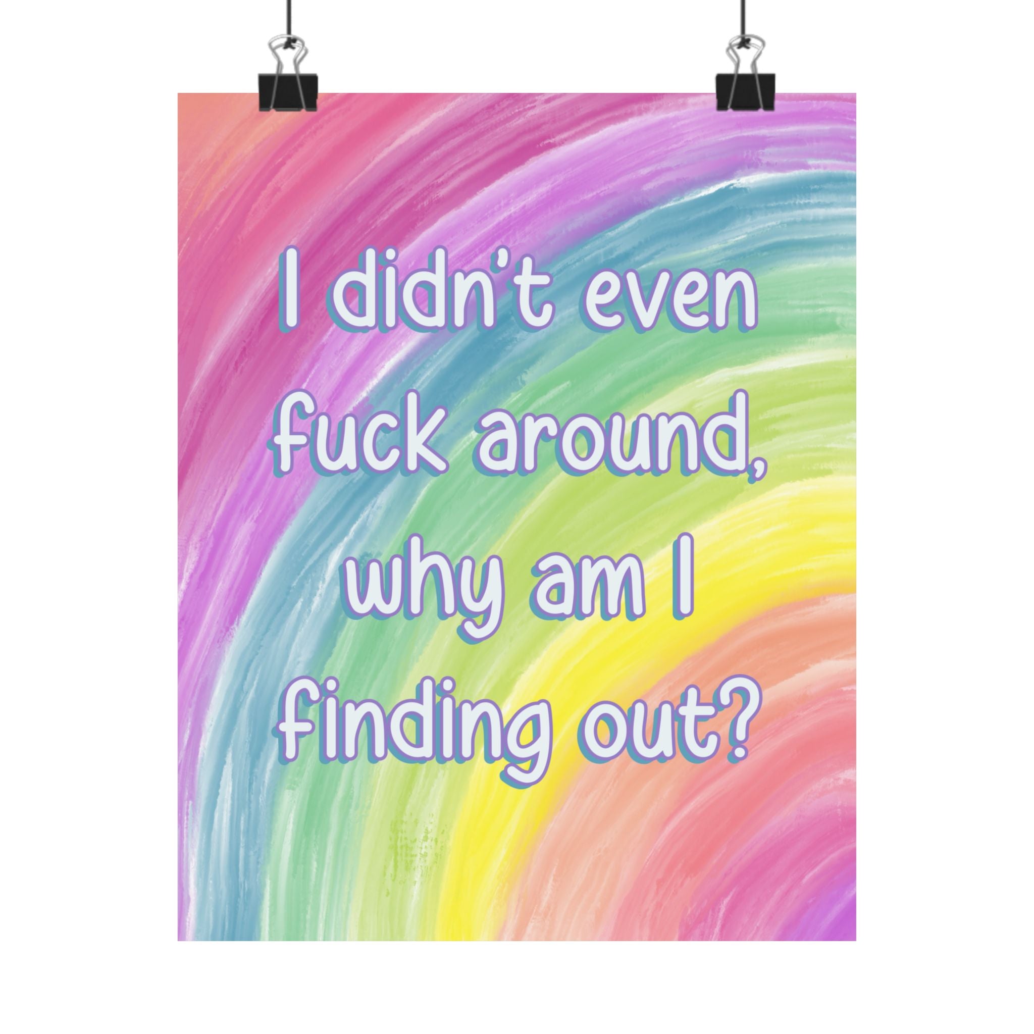 Bespattered Facade "I didn't FA, Why am I FO?" Giclée Archival Matte Paper Prints