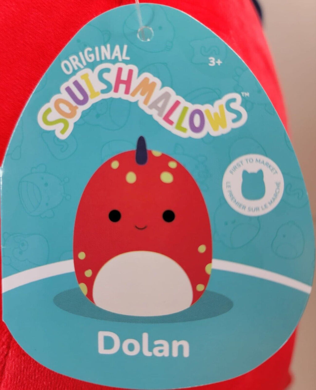 Squishmallows Dolan Red Dino with Spots 11 Plush Stuffed Animal Toy