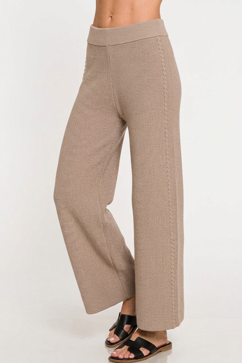 Zenana Viscose Sweater Pants