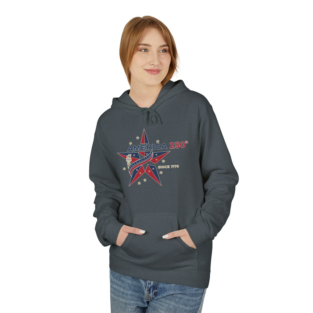America Star 250 – USA Flag Patriotic Celebration Pullover