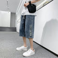 Men's Large Loose Fit Five-Point Slim Shorts