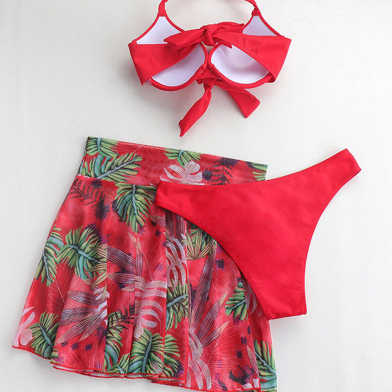 2023 New High-Waisted Color Block Bikini Swimsuit