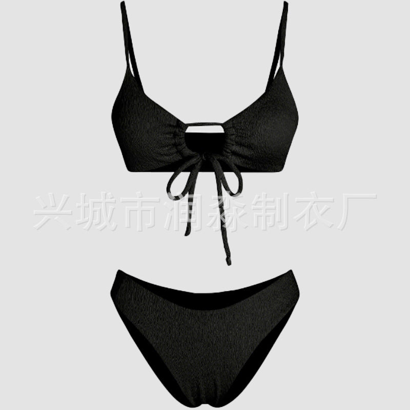 New Style Two-Piece Bikini Cutout Swimwear Set