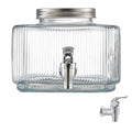 Drink Dispenser 0.8 Gal Beverage Dispenser for Parties Glass with Spigot