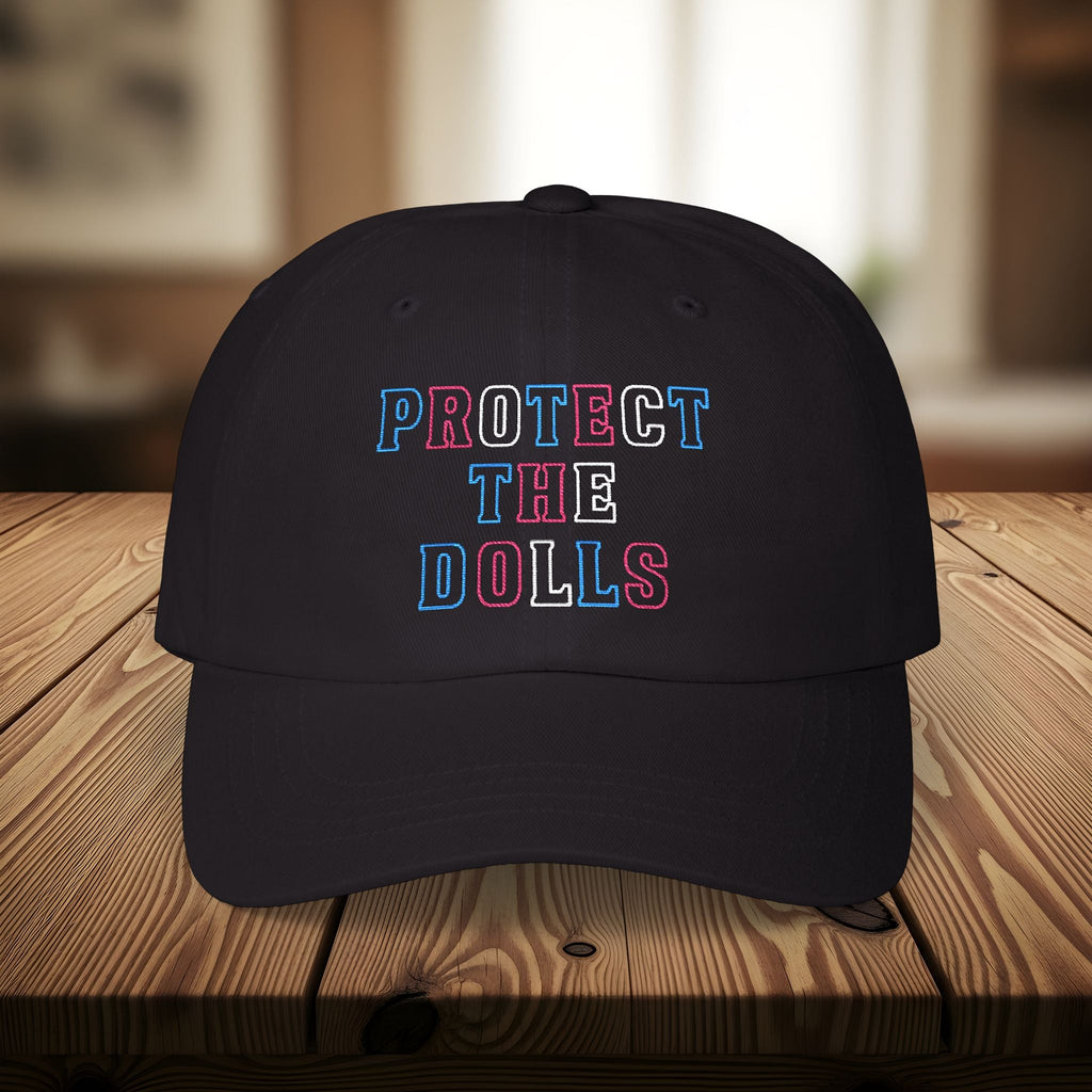 Bespattered Facade Protect the Dolls LGBTQ+ Pride Trans Support Embroidered Hat | 10 Colors