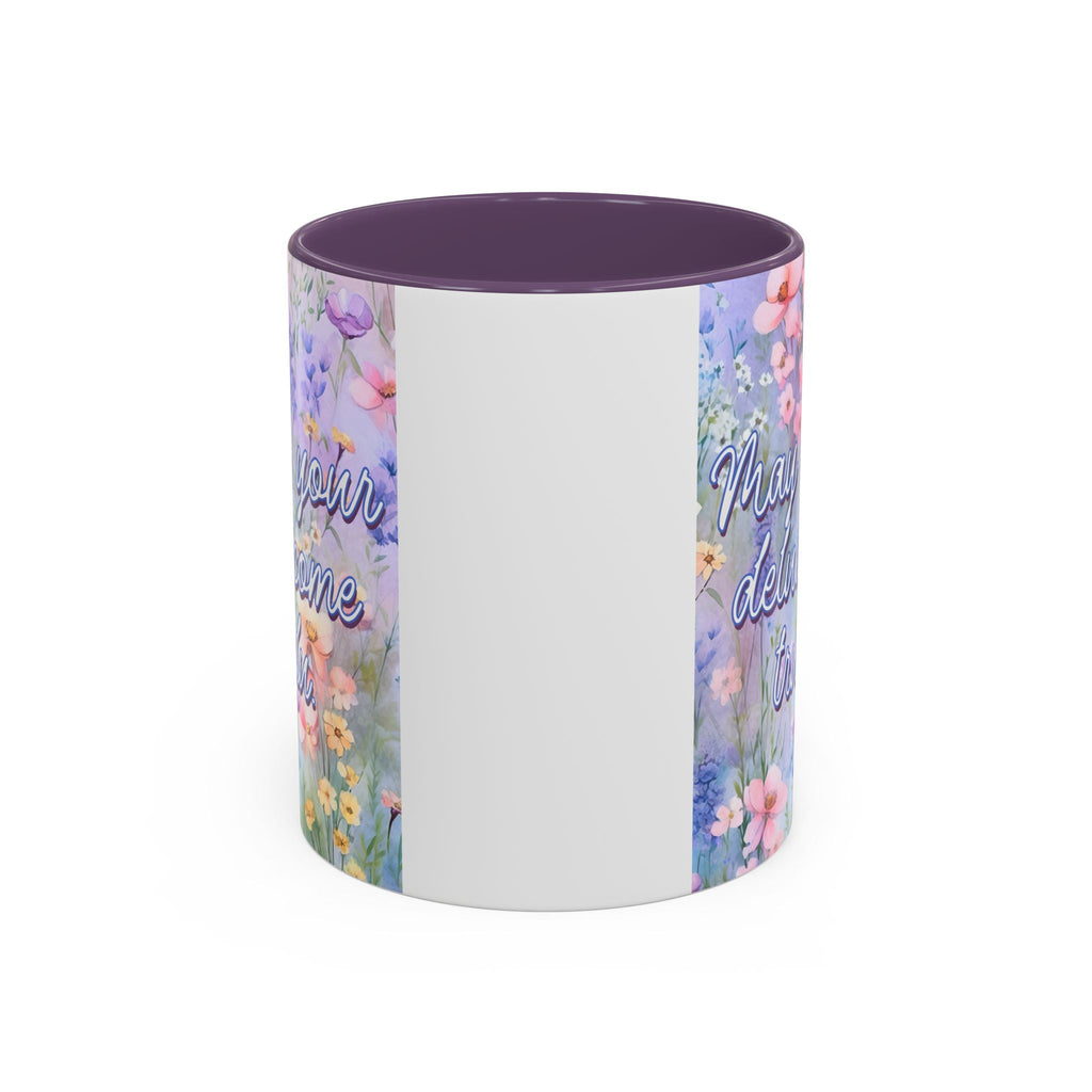 Bespattered Facade May All Your Delulu Come Trululu Pastel Floral Mug | Four Colors | 11oz or 15oz