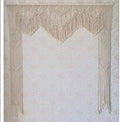 Riseon Large 71 W x 86 L Handmade Macrame Wedding Backdrop, Macrame Wedding Arch