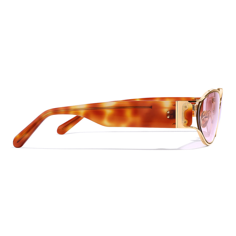 Bisou 60mm Oval Sunglasses | Pink Havana