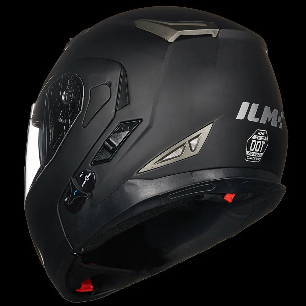 ILM Bluetooth Integrated Modular Flip up Full Face Motorcycle Helmet Model 953
