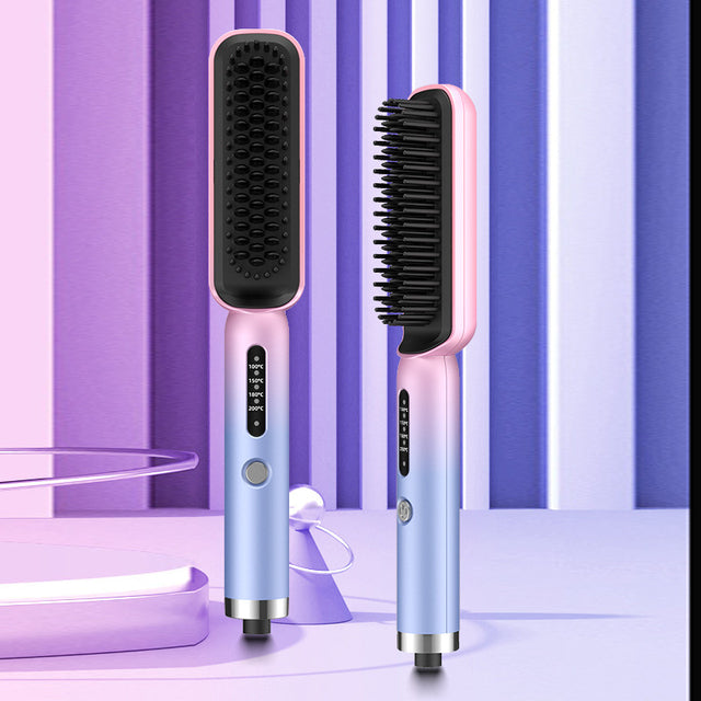 Portable Dual Purpose Hair Straightener with Temperature Control