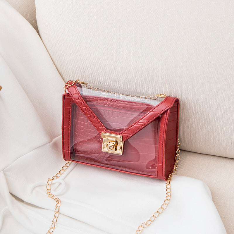 Transparent High-End Evening Clutch and Mini Bag