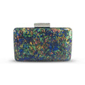 Colorful Mother-of-Pearl Evening Clutch for Women